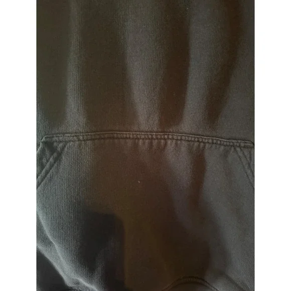 Vintage Nike Hoodie Pullover Sweatshirt Gray Spell Out Logo Athleisure Size XL - Picture 4 of 5